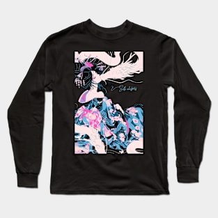 Geisha and Dragon 7014 Long Sleeve T-Shirt